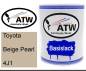 Preview: Toyota, Beige Pearl, 4J1: 1L Lackdose, von ATW Autoteile West.